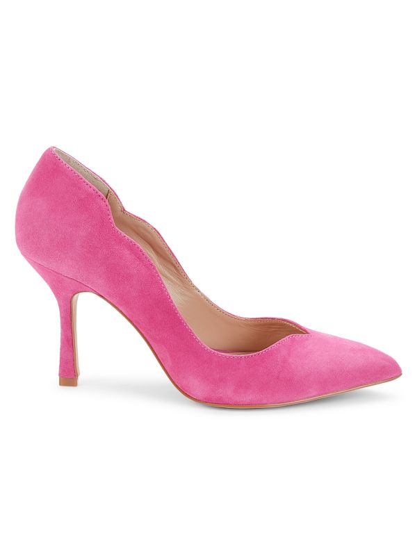 Charles David Innocent Goat Suede Sweetheart Pumps